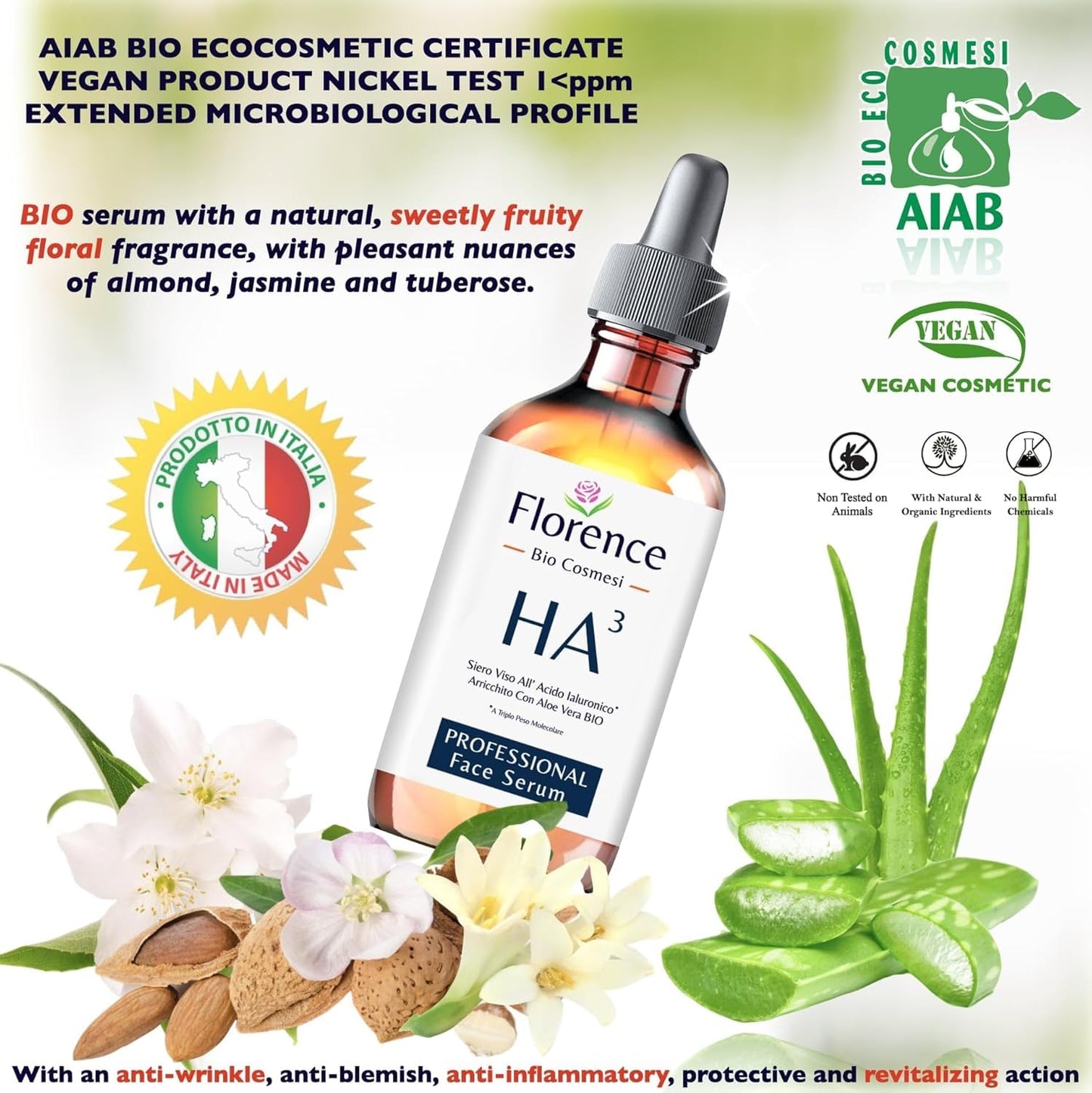 Hyaluronic Acid Serum for Skin β Anti-Aging Moisturizer Face Serum for Brightening, Plumper & Smoother Skin. Non-Greasy, Ultra-Hydrating Niacinamide, B5 & Vitamin C Skin Care Facial Serum, 2 oz FlorenceΒ buy supplements Au