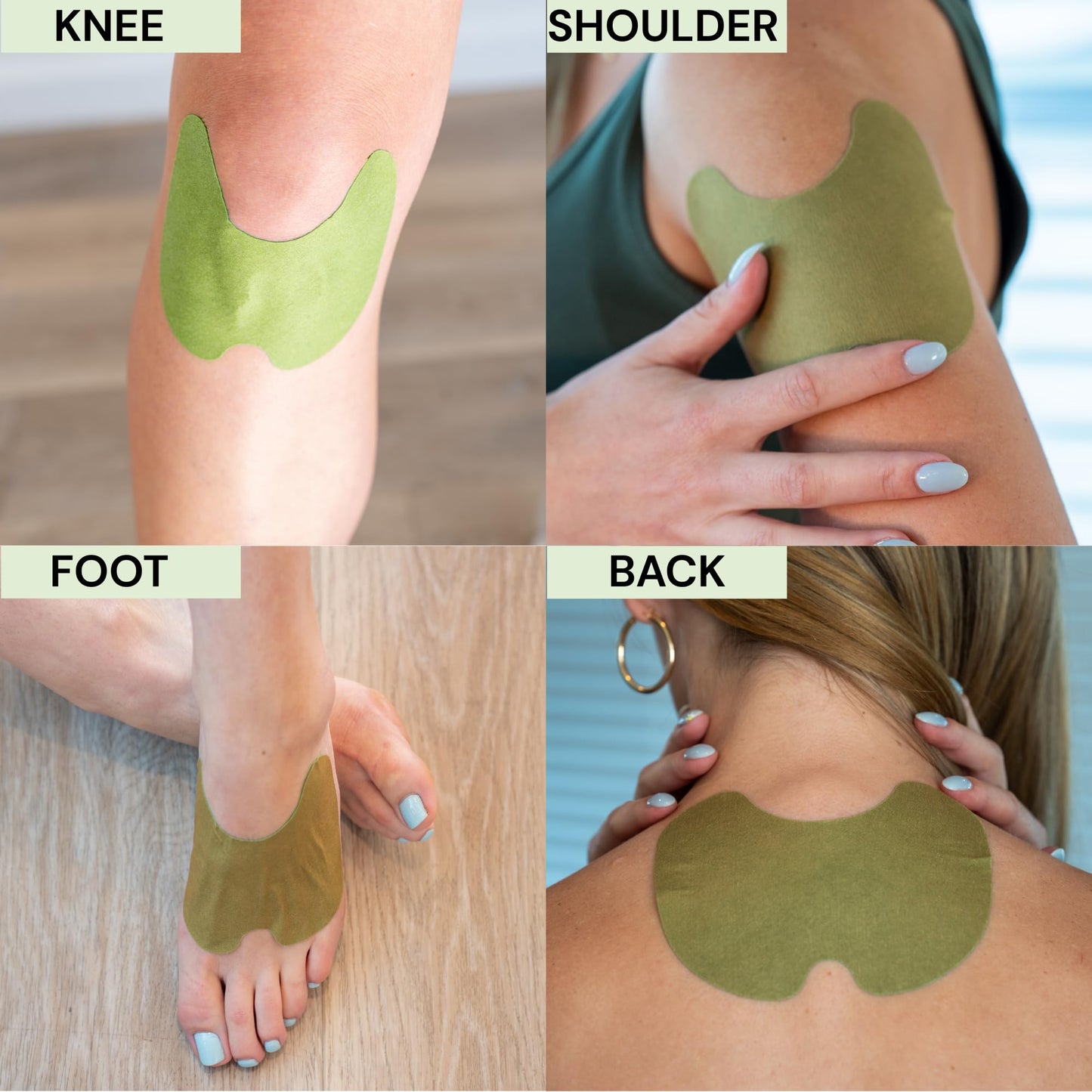EezePatch® Herbal Knee Relief Patches (10 Count) – Natural Joint Support for Knee Discomfort, Mobility & Flexibility – Herbal Extracts for Soothing Relief – Easy-to-Apply Patches EezePatch buy supplements Au