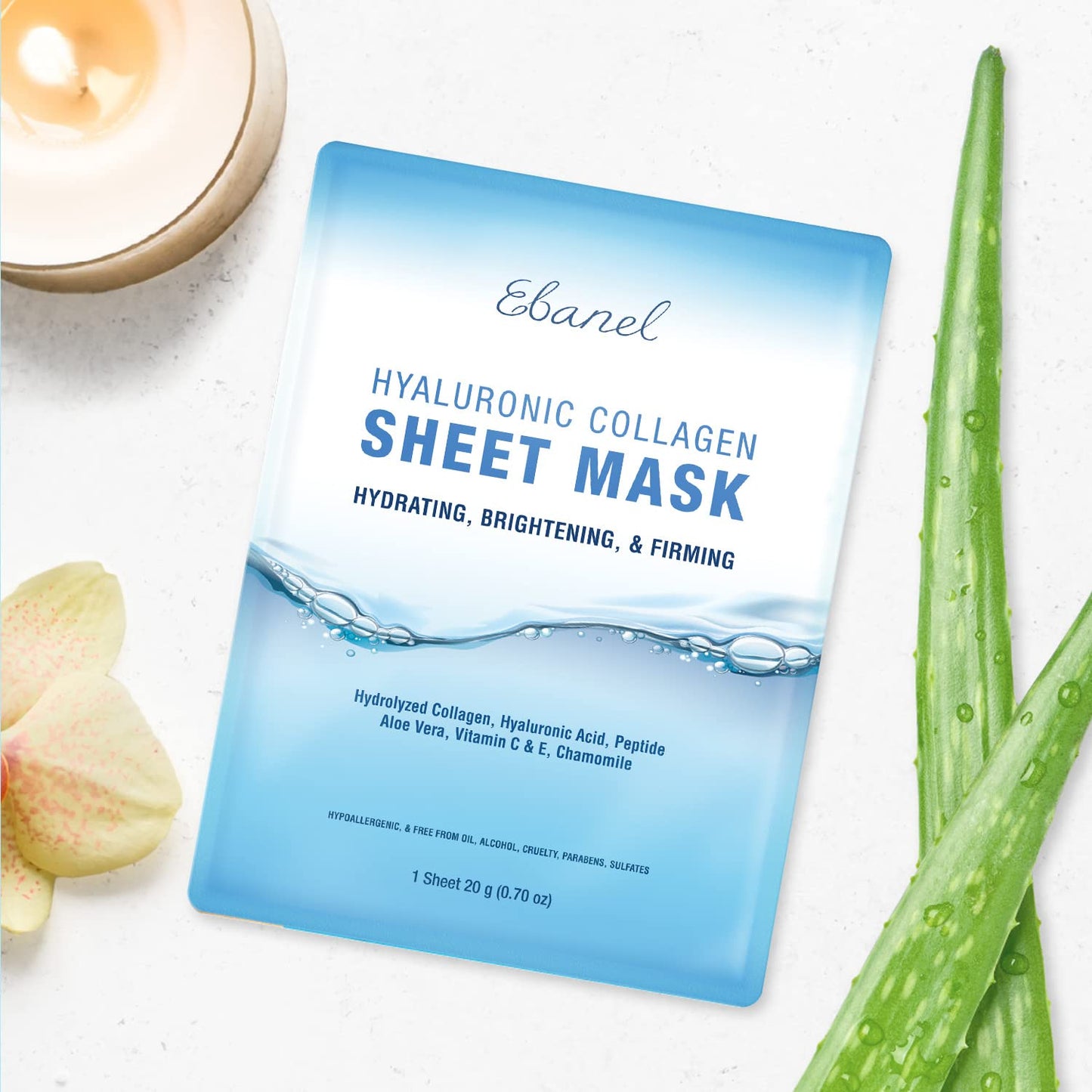 Ebanel Bundle of 30% AHA 2% BHA Chemical Peel and 10 Pack Collagen Face Mask Ebanel buy supplements Au