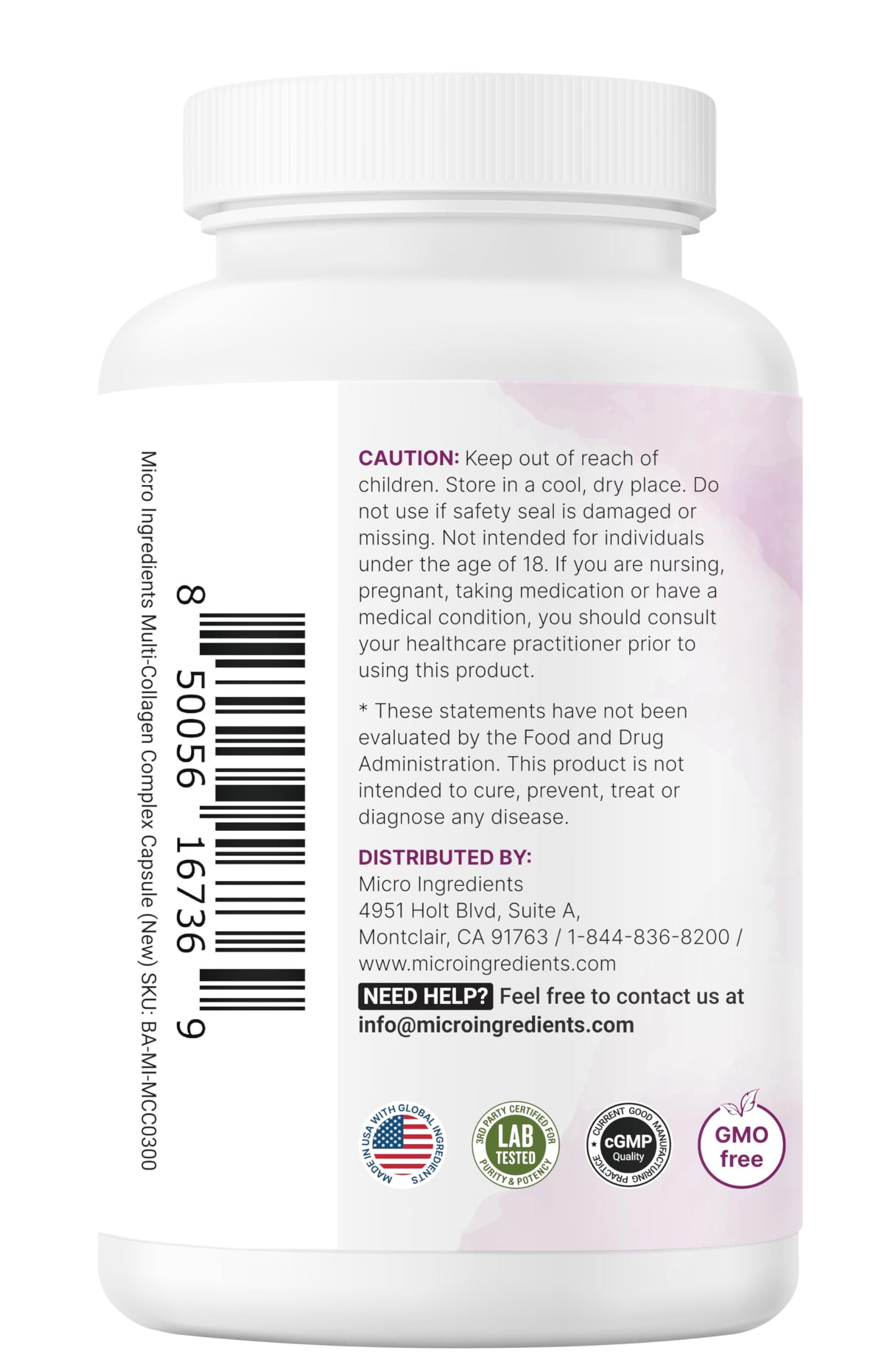 Micro Ingredients 2 Pack Multi Collagen Pills for Women & Men, 480 Capsules | Type I, II, III, V, X | Hydrolyzed Protein Peptides with Biotin, Hyaluronic Acid, & Vitamin C | Keto & Paleo Friendly Micro Ingredients buy supplements Au