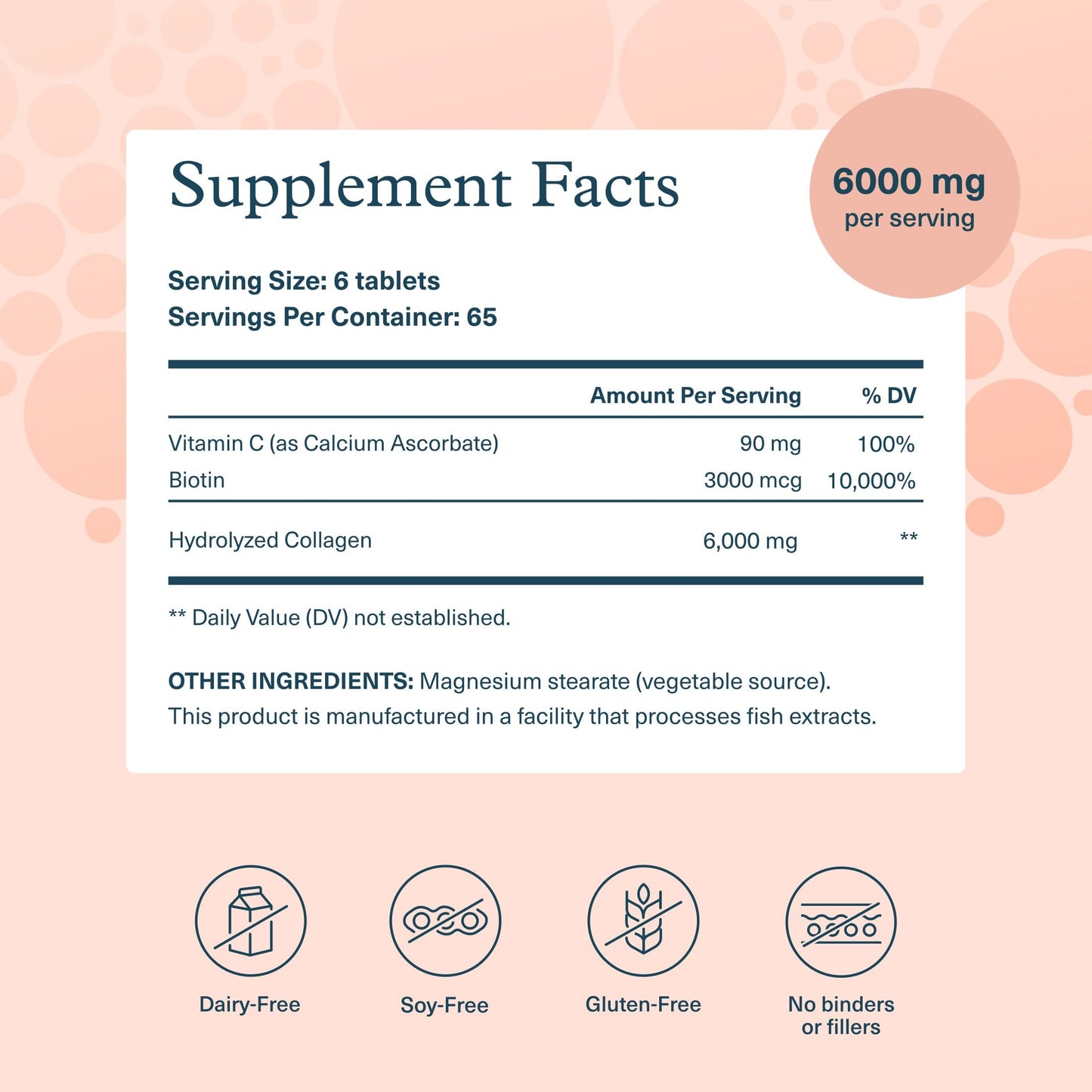 Youtheory Collagen + Biotin - Advanced Collagen Supplement - with Hydrolyzed Peptides, Vitamin C & Vitamin B - Supports Hair Growth, Nail Health & Skin - 390 Tablets Youtheory buy supplements Au