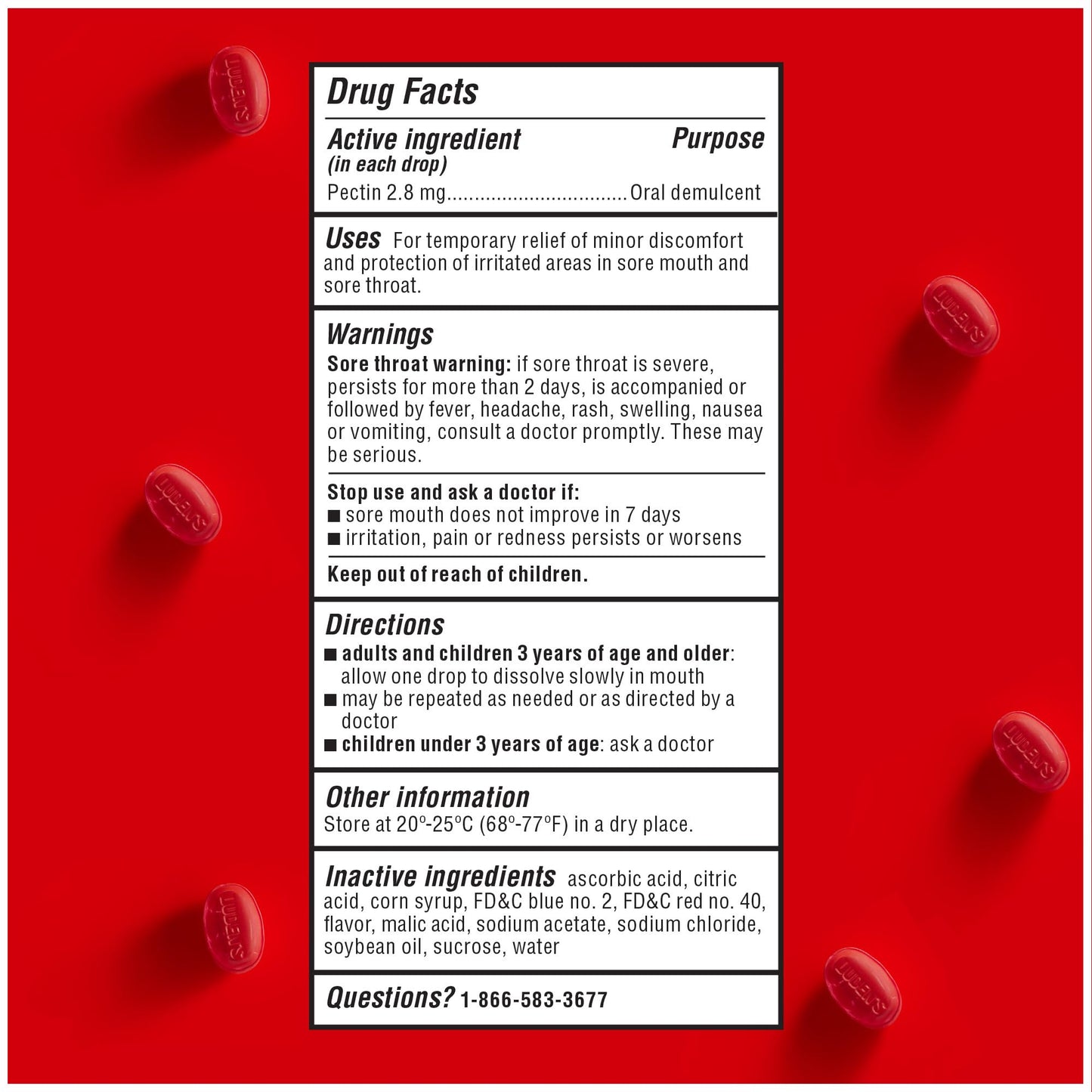 Luden's Sore Throat Relief Lozenges for Minor Everyday Irritation & Dry Mouth, Wild Cherry Flavored Drops, 30 Count Luden's buy supplements Au