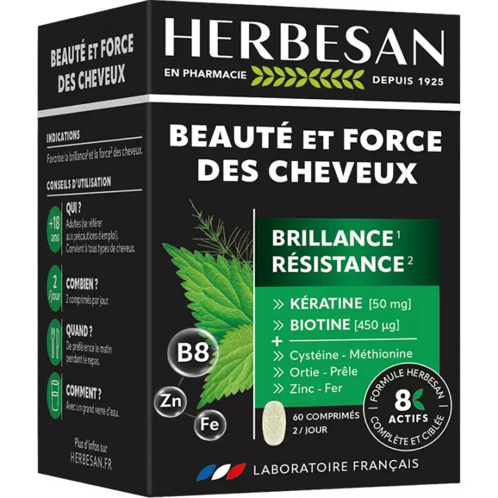 Herbesan Hair Beauty & Strength 60 tablets HerbesanAu supplements