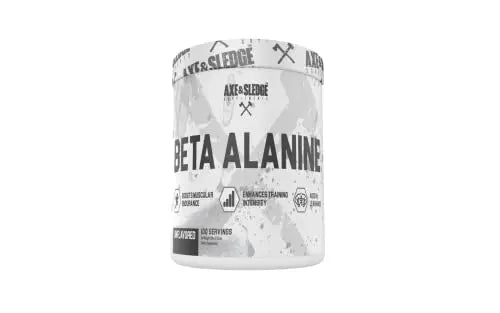 Axe & Sledge Supplements Beta Alanine Basics Powder, Supports Endurance, Performance Axe & Sledge uk supplements