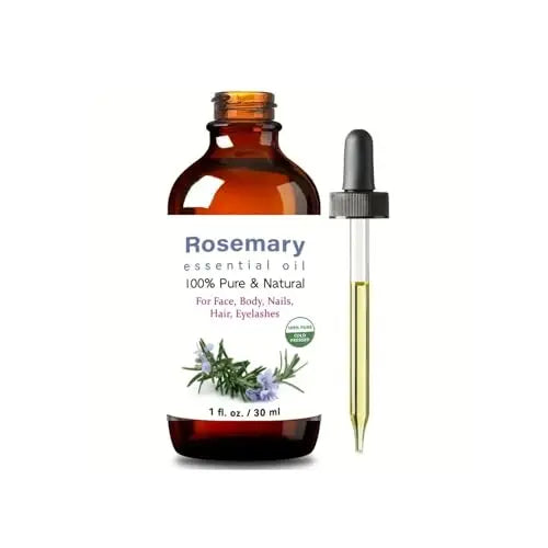 Rosemary Oil Organic Essential Natural Rosemary Oil for Hair, Pure Rosemary Essential Oil for Diffuser, 30ml VDDOAU supplements