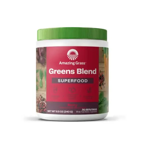 Amazing Grass Greens Blend Superfood: Super Greens Powder Smoothie Mix with Organic Amazing GrassAU supplements