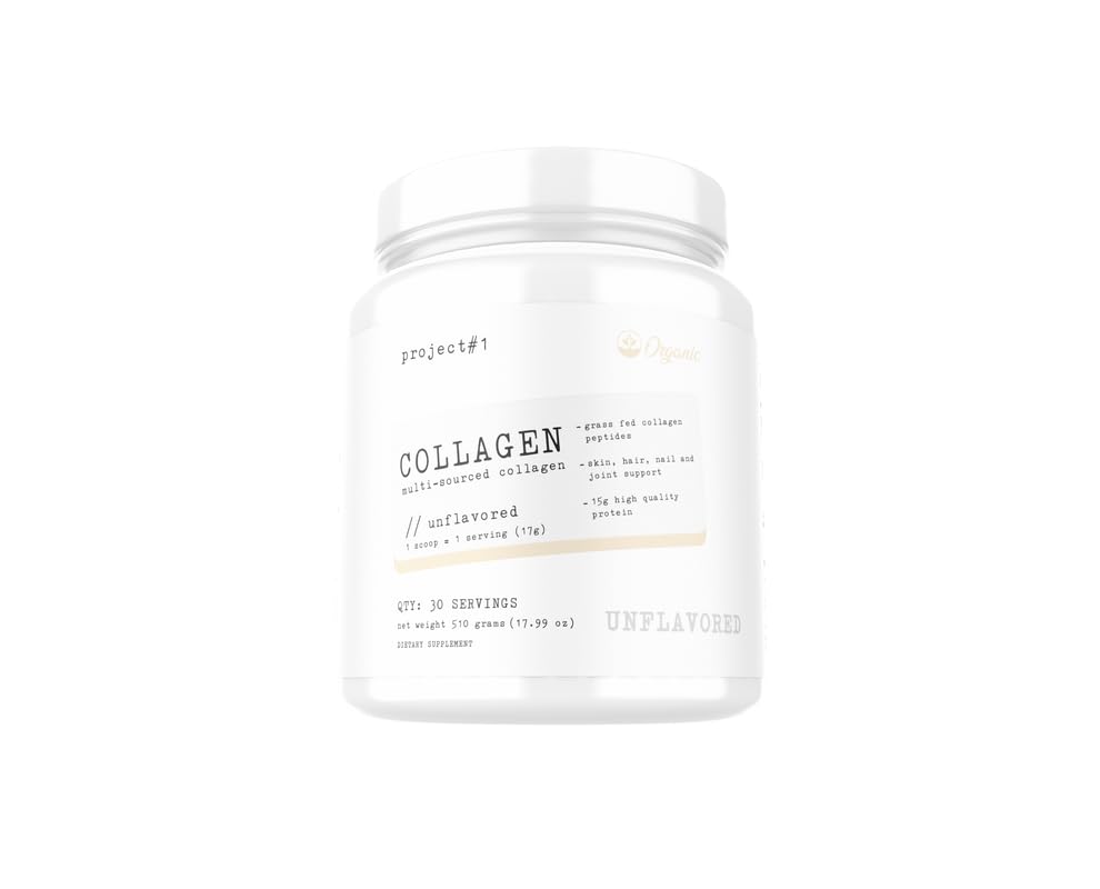 Project #1 Nutrition Multi-Sourced Collagen Powder | Grass-Fed Peptides for Skin, Hair Project #1 Au supplements