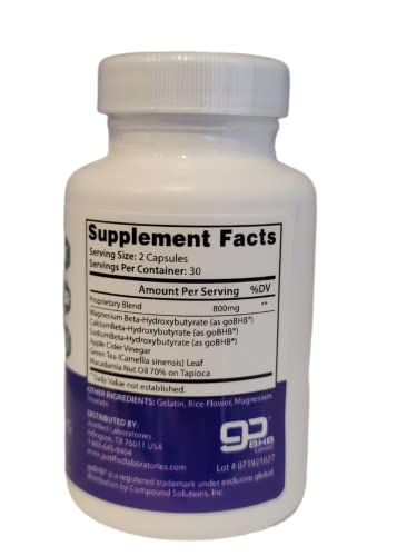 (2 Pack) Trim Life Labs Keto Pills Includes Apple Cider Vinegar Patented goBHB Justified Laboratories Au supplements