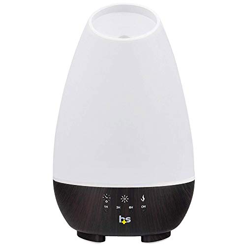 HealthSmart Essential Oil Diffuser, Cool Mist Humidifier and Aromatherapy Diffuser, FSA HSA Eligible with 500ML HealthSmartAU supplements