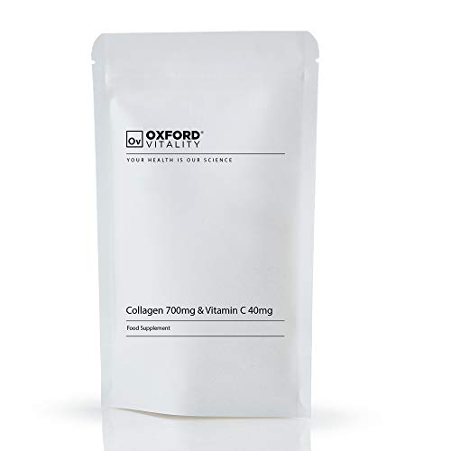 Collagen and Vitamin C Capsules | High Strength and Quality | Oxford Vitality (365) Ov OXFORD VITALITY Au supplements
