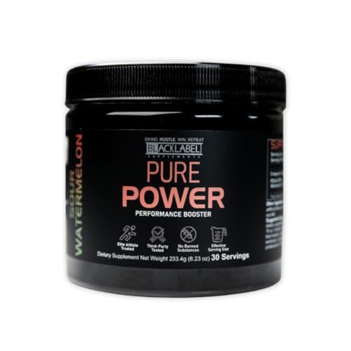 BLACKLABEL Supplements - Pure Power - Pre-Workout Dietary Supplement - Performance BLACKLABEL Supplements Au supplements