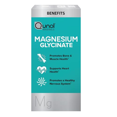 Qunol Magnesium Glycinate 300mg, 100% Glycinate Chelated Magnesium Supplement, 150ct Tablets Qunol Au supplements