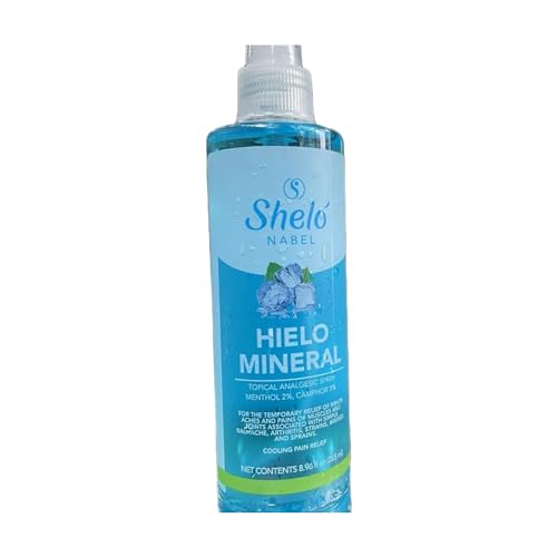 Sheló NABEL Hielo Mineral 8.7 fl Oz & VR-C 250ml Relax Sore Muscles and Joints Increase Circulation Reduce Inflammation Sheló NABEL Au supplements