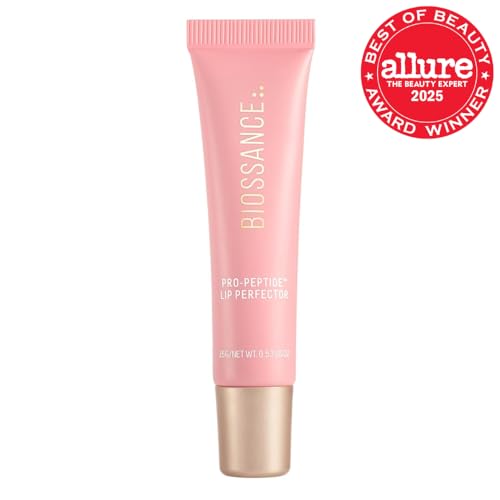 Biossance Pro-Peptide Lip Perfector – Triple-Treat Vegan Lip Balm – Deeply Hydrating with Pro-Peptides & Hyaluronic Acid – Enhances Natural Lip Color – Silky, Glossy Finish in Blush Quartz, Pink BIOSSANCE Au supplements