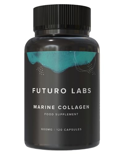 Marine Collagen Capsules 1200mg with VIT C (12mg) and Zinc (1.5mg) - Made in The UK Futuro Labs Au supplements