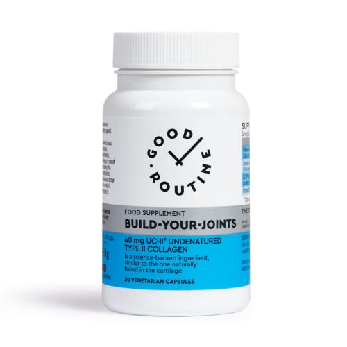 Build-Your-Joints (30 Vegetarian Capsules) - Knee Pain, Joint Pain, Pills, Treatment for Joints, Collagen,Repair GOOD ROUTINE Au supplements