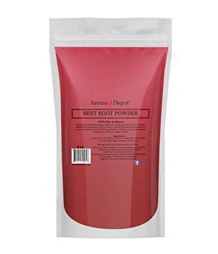 Beet Root Powder 8 oz. by Aroma Depot Raw & Non-GMO I Vegan & Gluten Free I Nitric Aroma Depot uk supplements