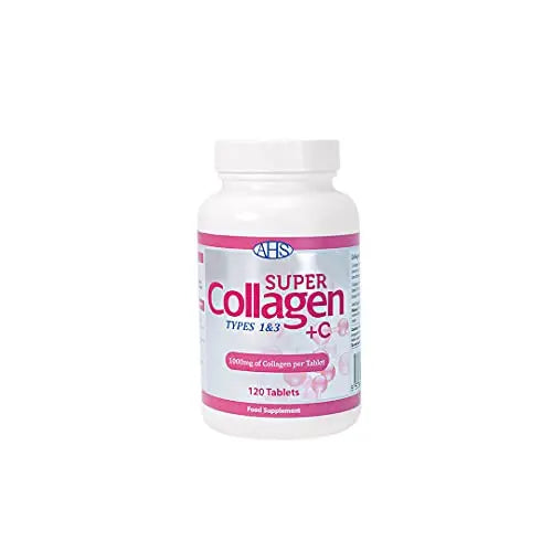 AHS Super Collagen + Vitamin C Tablets 120 Tablets - 6000mg Collagen per Serving - 1 Month Supply AHSAU supplements