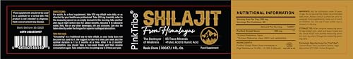 Shilajit Resin, Original Himalayan Shilajit 30g - Gold Grade 100% Pure, Rich in Fulvic P!nkTribe Au supplements