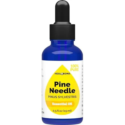 Pine Needle Essential Oil 15 ml - 0.5 oz - Pure & Natural - with Pipette Dropper MONOHERBAU supplements
