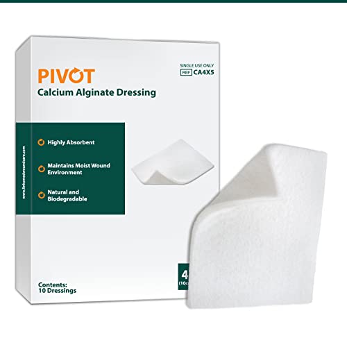 Pivot Calcium Alginate Wound Dressing – All-Natural First Aid | 4x5 Dressin LMP LINKS MEDICAL PRODUCTS INC. Au supplements