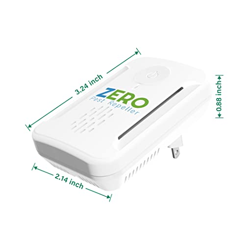 Ultrasonic Pest Repeller, Indoor Ultrasonic Repellent for Roach, Rodent ZEROPEST Au supplements