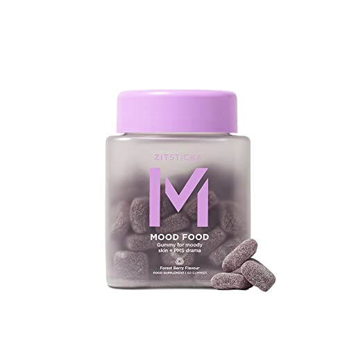 ZitSticka Mood Food: Gummy for Moody Skin + PMS Drama, Forest Berry Flavour ZitSticka Au supplements