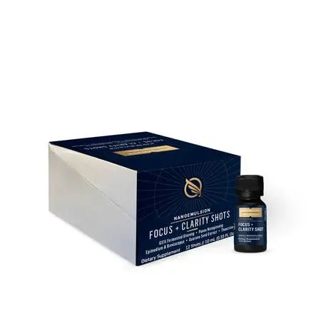 Quicksilver Scientific Focus + Clarity Shots (Box of 12, 10 mL Shots) Quicksilver ScientificAU supplements