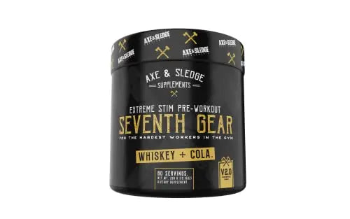 Axe & Sledge Seventh Gear V2 High-Stimulant Pre-Workout, Increases Energy, Focus Axe & SledgeAU supplements