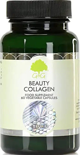 Beauty Collagen | Collagen & Hyaluronic Acid Supplement | 60 Capsules | Hydrolysed Marine Collagen G&G Vitamins uk supplements