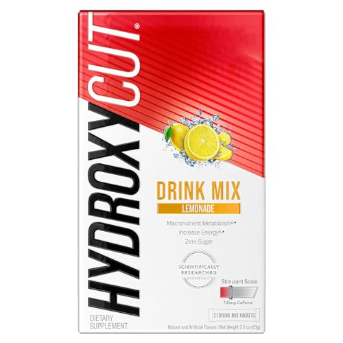 Hydroxycut Drink Mix Weight Loss Supplements, Lemonade, 21 Count (Pack of 1) Hydroxycut Au supplements