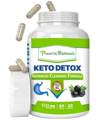 Power By Naturals Keto Colon Cleanser & Detox - Rapid Weight Loss Pills, Gut Health Power By NaturalsAU supplements