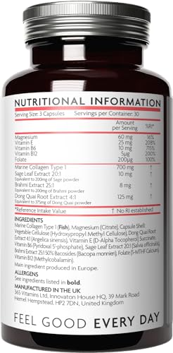 Premium Advanced Collagen Capsules for Menopause and Perimenopause – Collagen V Vitamini Au supplements