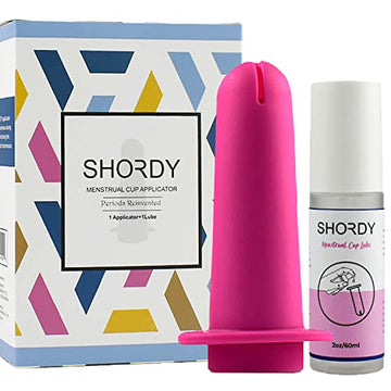 SHORDY Applicator Tool for Menstrual Cups for Easy Insertion with Lube Gel, Reusable Period Cup SHORDY Au supplements