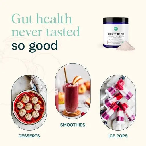 Ora Organic Prebiotic and Probiotic Powder Supplement - 20 Billion Probiotics, 7 Strains for Best Prebiotic Powder, Non-GMO, Probiotics for Women, Men & Kids - Apple Raspberry Flavor, 30 Servings… Ora Organic Au supplements