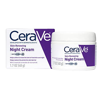 CeraVe Skin Renewing Night Cream | Niacinamide, Peptide Complex CeraVe Au supplements