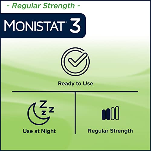 Monistat 3 Day Yeast Infection Treatment for Women, 3 Miconazole Pre-Filled Cream Applicators & External Monistat Au supplements