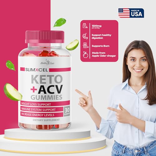 SlimXcel Keto ACV Gummies Weight Loss - 1500mg Once a Day, Strong Time Released Advanced Malibu Labs Au supplements