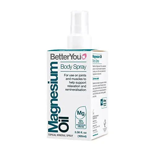 BetterYou Magnesium Oil Body Spray, Pure and Natural Source of Magnesium Chloride BetterYouAU supplements