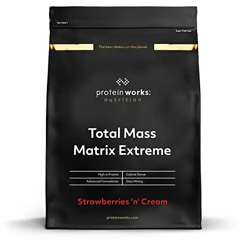 Protein Works - Total Mass Matrix Extreme Mass Gainer | High Calorie Protein Powder Protein WorksAU supplements