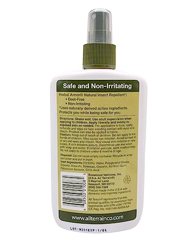 All Terrain Herbal Armor Natural Insect Repellent, DEET-FREE Pump Spray All Terrain Au supplements