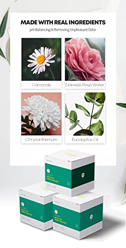Oldam Feminine Flushable Wipes: 100% Vegan, pH-Balanced, Moisturizers & Essential Oils, Sensitive Skin Oldam Au supplements