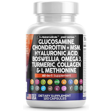 Clean Glucosamine Chondroitin MSM Turmeric Hyaluronic Acid Boswellia Clean Nutraceuticals Au supplements