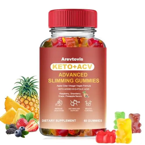 Arevtovis Apple Cider Vinegar Gummies - Boost Energy, Detox & Support Gut Health ACV ArevtovisAU supplements
