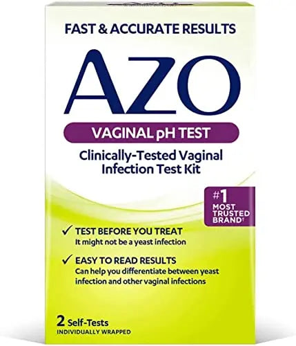AZO Vaginal pH Test Kit, Clinically-Tested Vaginal Infection Test Kit, Fast & Accurate Results AZOAU supplements