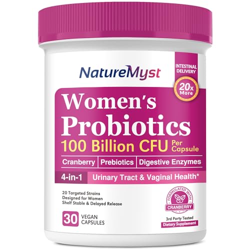 NatureMyst Women’s Probiotics 100 Billion, 20 Targeted Strains with Organic Cranberry NatureMyst Au supplements