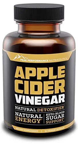 Peak Performance Nutraceutics Apple Cider Vinegar Capsules, Made from 100% Natural Peak Performance NutraceuticsAU supplements
