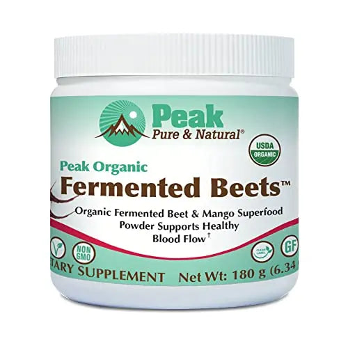 Peak Pure & Natural Peak Organic Fermented Beets - Organic Fermented Beet Powder Peak Pure & NaturalAU supplements