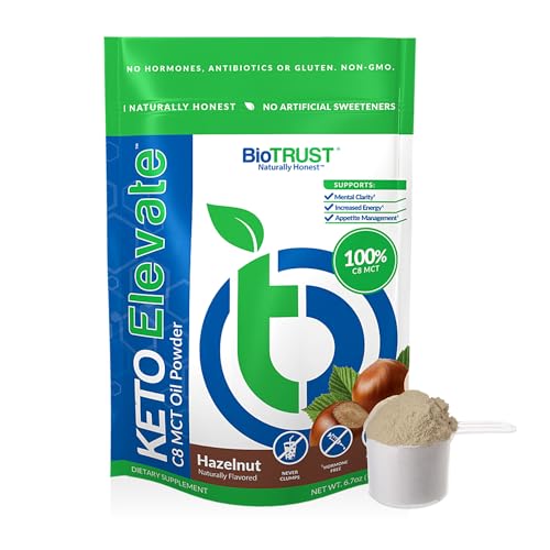 BioTrust Keto Elevate – Pure C8 MCT Oil Powder – Ketogenic Diet Supplement BioTrustAU supplements