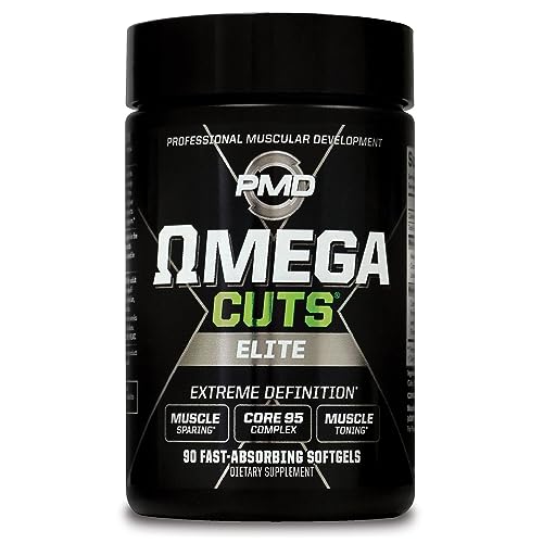 PMD Sports Omega Cuts Elite Fat Loss-Muscle Defining Formula - Omega Fatty Acids PMDAU supplements